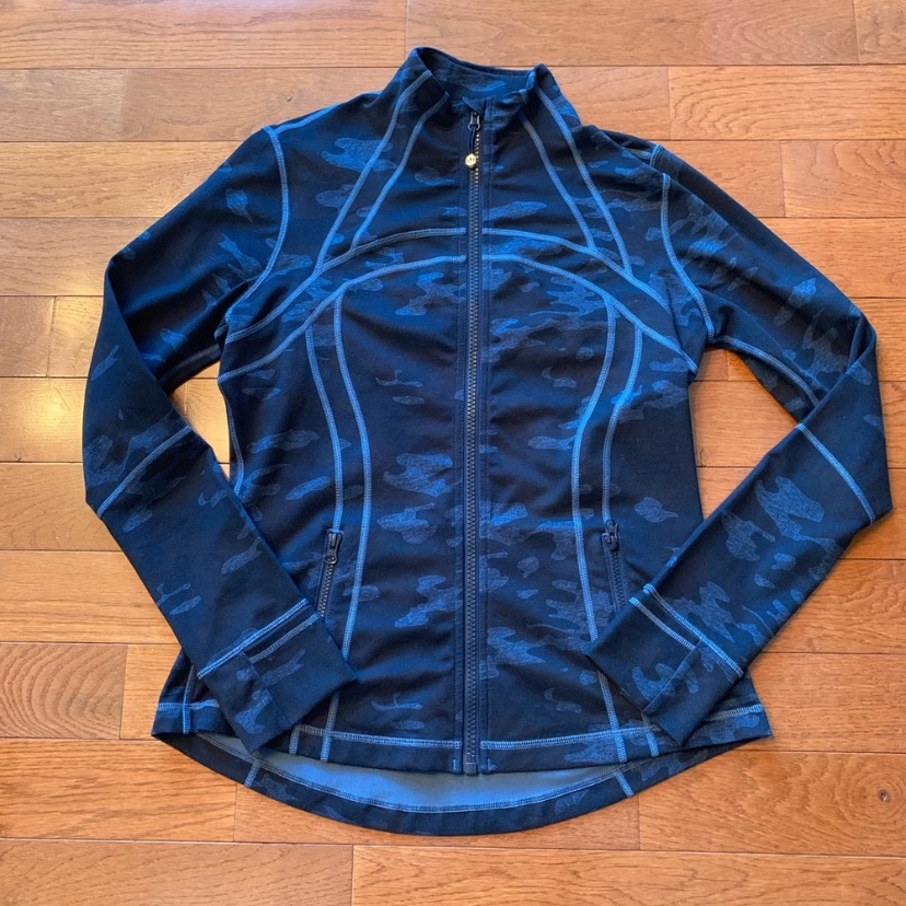 Lululemon Camo Define Jacket-Oil Slick Blue
